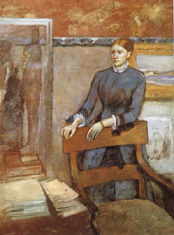 Edgar Degas Portrait of Miss Lu oil painting picture